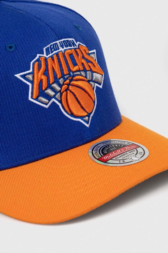 Mitchell&Ness czapka z daszkiem z domieszką wełny New York Knicks HHSS3265.NYKYYPPPRYO niebieski SS23