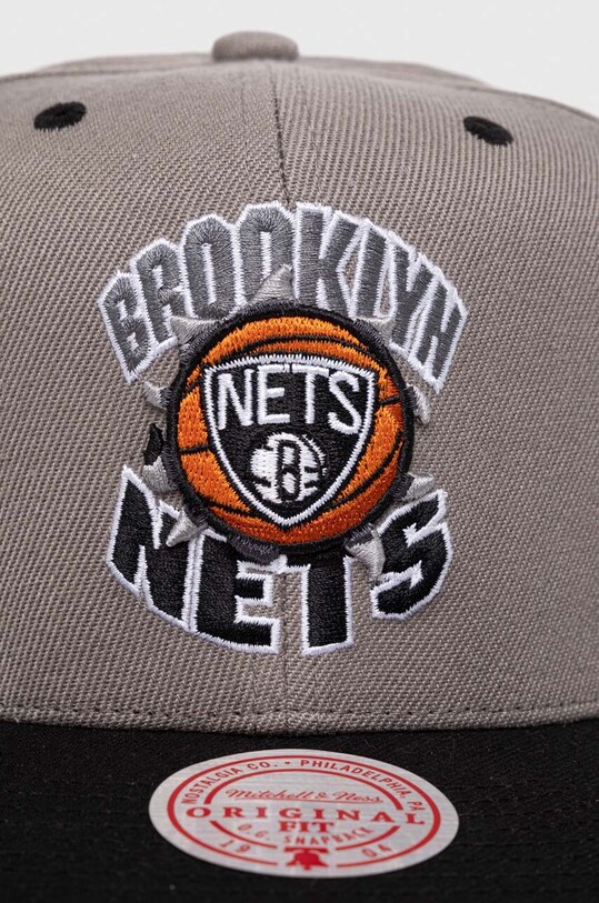 Кепка Mitchell&Ness Brooklyn Nets HHSS5289.BNEYYPPPGRE сірий SS23