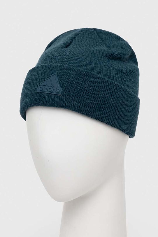 Vlnená čiapka adidas Performance II3551 zelená AW23