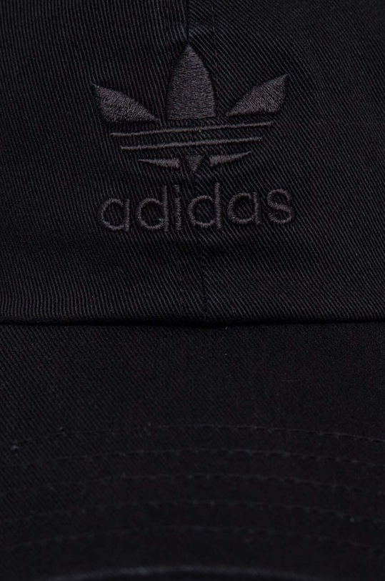 Pamučna kapa sa šiltom adidas Originals IK9580 crna AW23