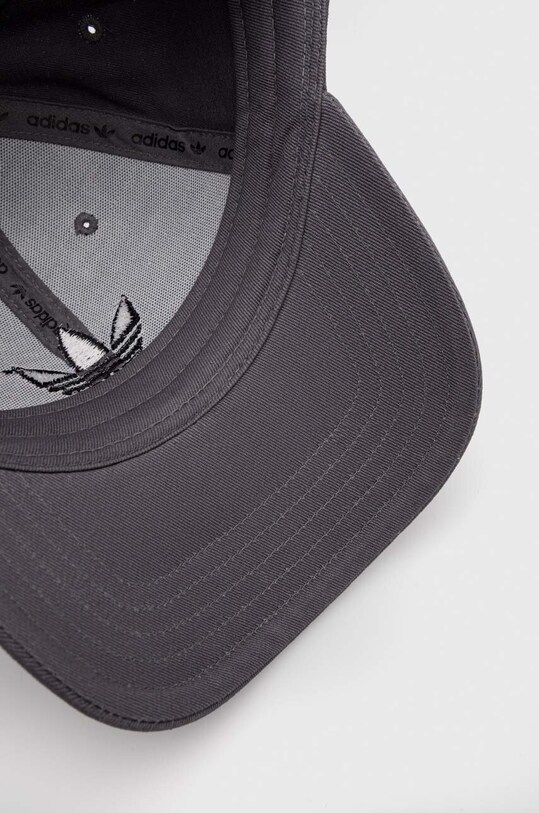 adidas Originals șapcă de baseball din bumbac gri IL4844