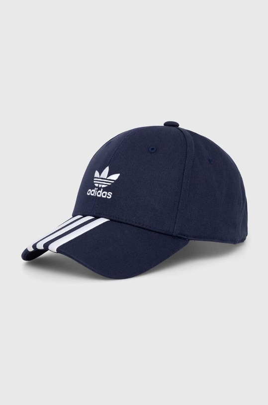 adidas Originals czapka z daszkiem bawełniana nadruk granatowy IL4850
