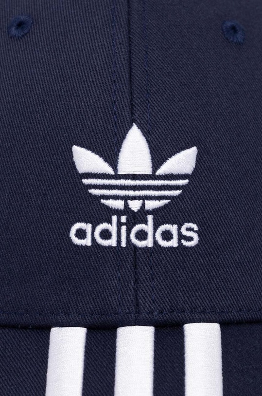 adidas Originals czapka z daszkiem bawełniana granatowy IL4850