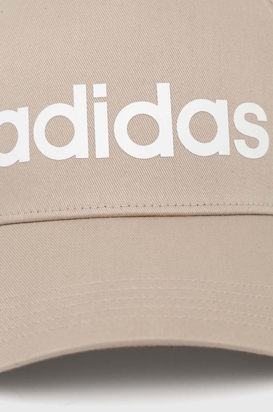 Akcesoria adidas Performance czapka z daszkiem bawełniana IP7034 beżowy
