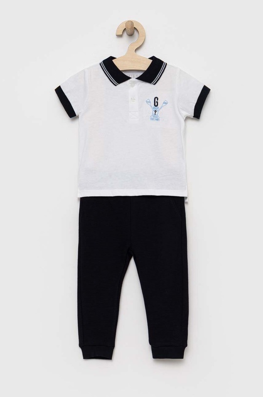 Guess dres bawełniany dziecięcy nadruk biały I3RG10.K5M20.PPYX