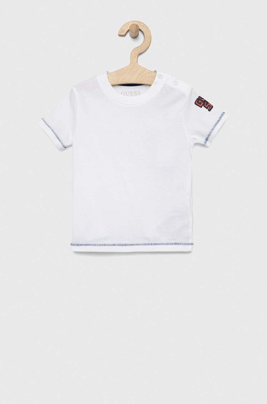 Guess komplet bawełniany niemowlęcy I3GG08.K5M20.PPYX biały SS23