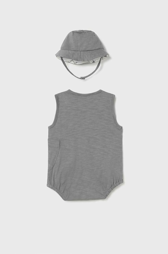 Βρεφικό βαμβακερό σετ Mayoral Newborn 1617.1L.NEWBORN.B γκρί SS23