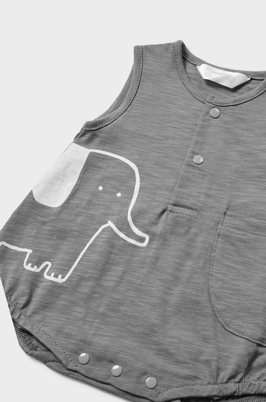 Αγορίστικα Βρεφικό βαμβακερό σετ Mayoral Newborn 1617.1L.NEWBORN.B γκρί