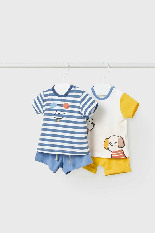 Mayoral Newborn komplet bawełniany niemowlęcy 1621.1L.NEWBORN multicolor SS23