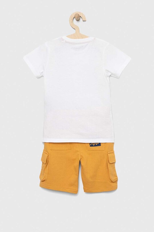 Guess komplet bawełniany dziecięcy N3GG02.K8HM3.PPYX biały SS23