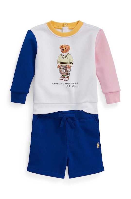 Polo Ralph Lauren komplet niemowlęcy z elastanem multicolor 320902472001