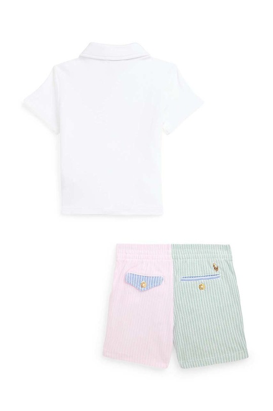 Polo Ralph Lauren komplet niemowlęcy 320902537001 biały SS23