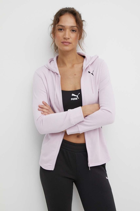 Odzież Puma dres 673699 fioletowy