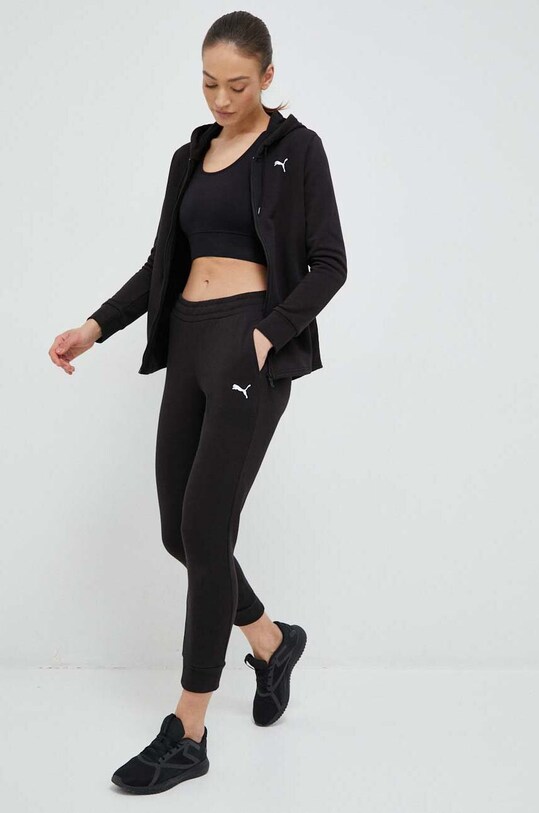 Puma dres dzianina czarny 673699