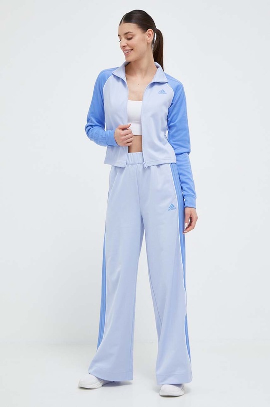 Спортивный костюм adidas с эластаном голубой IC0393