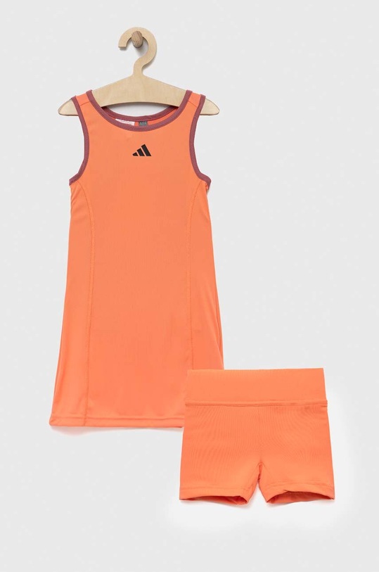 Dětská souprava adidas Performance potisk oranžová HS0565