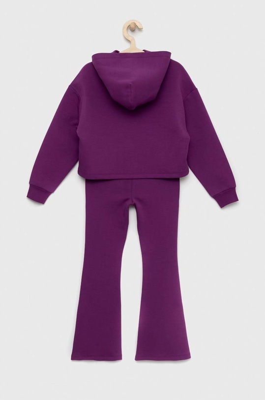 Detská tepláková súprava Calvin Klein Jeans IG0IG01876.PPYX fialová SS23