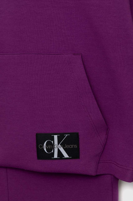 Dievča Detská tepláková súprava Calvin Klein Jeans IG0IG01876.PPYX fialová