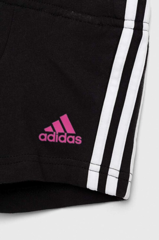 adidas komplet bawełniany dziecięcy I LIN CO T szary HR5892