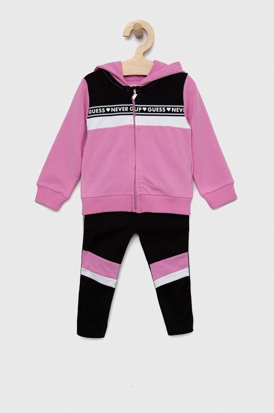 Guess dres niemowlęcy dzianina fioletowy A3RG00.KA6V3.PPYX