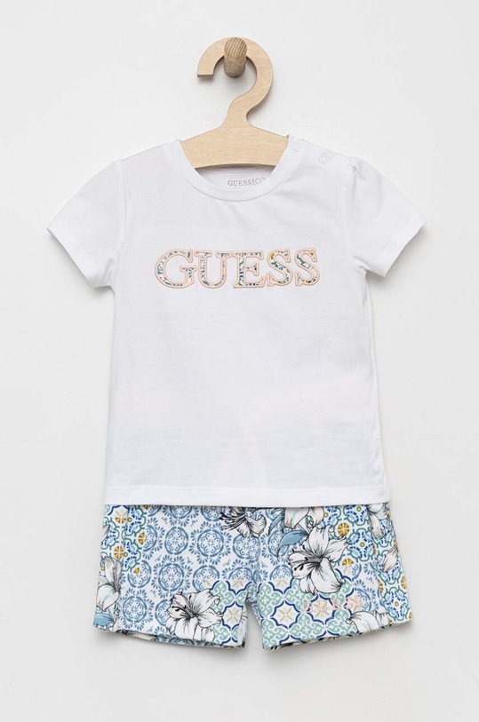Guess komplet niemowlęcy aplikacja zielony A3GG07.K6YW3.PPYX