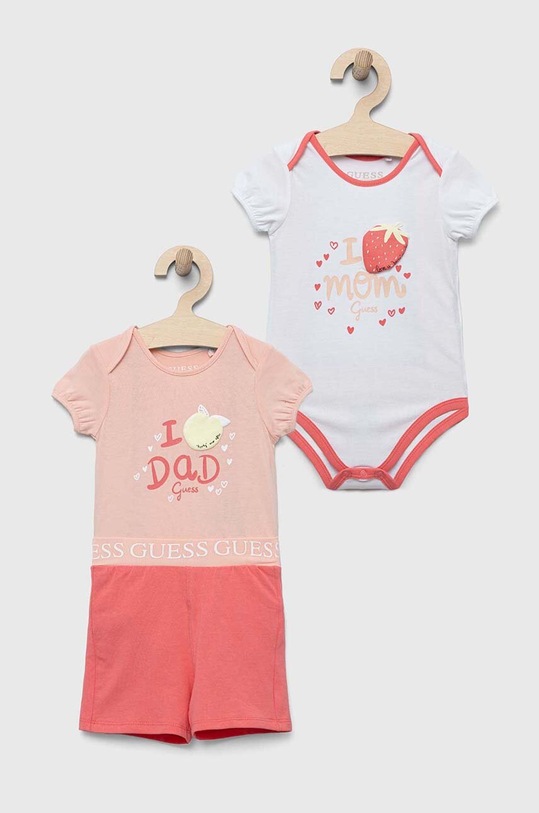 Sada pre bábätká Guess potlač oranžová S3GG01.K6YW1.PPYX