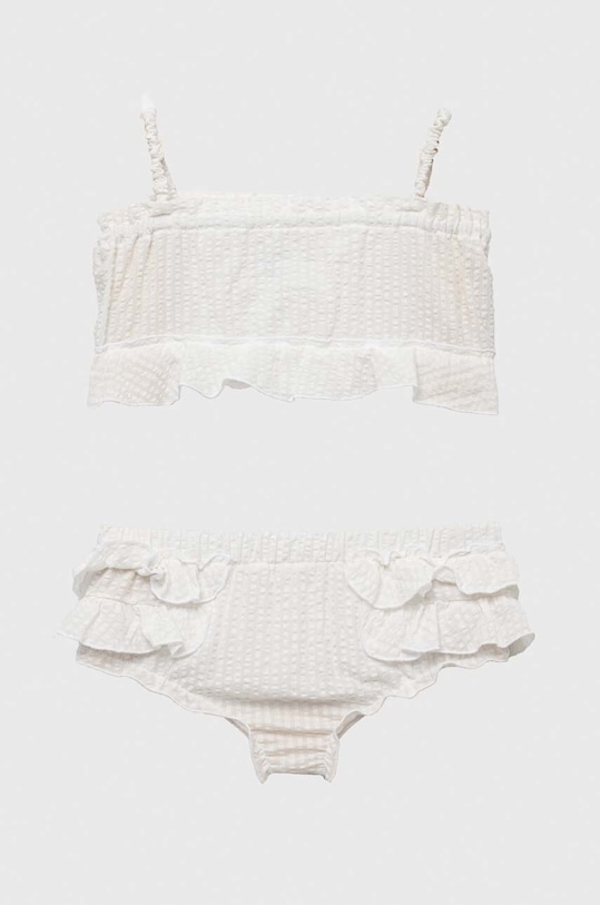 Κοριτσίστικα Παιδικό βαμβακερό σετ Jamiks MIKI.Top.bloom.JLF016.G λευκό