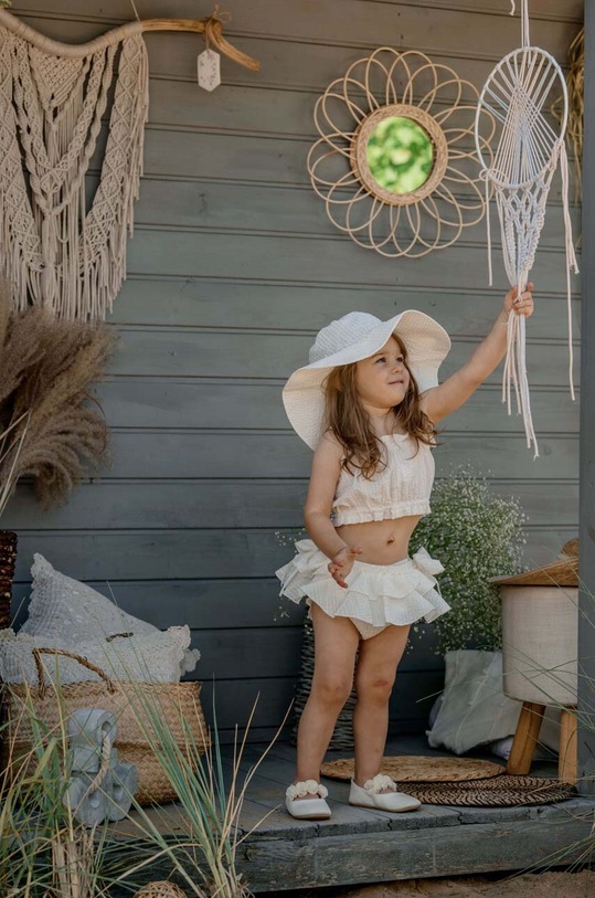 Παιδικό βαμβακερό σετ Jamiks MIKI.Top.bloom.JLF016.G