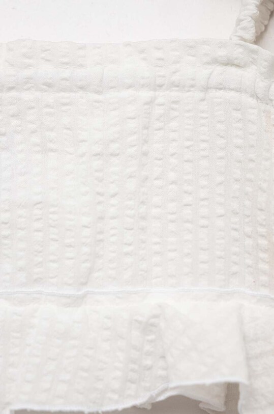 Jamiks set de bumbac pentru copii alb MIKI.Top.bloom.JLF016.G