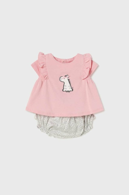 Sada pre bábätká Mayoral Newborn nášivka ružová 1249.2F.NEWBORN