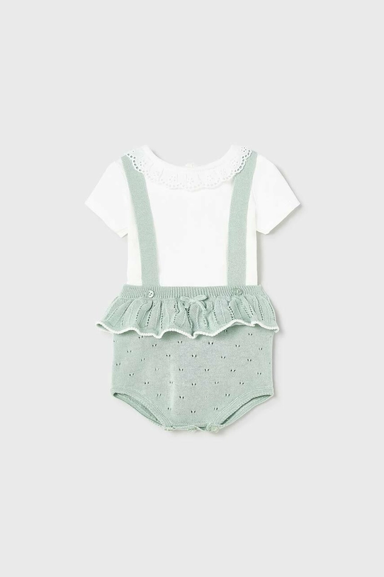 Mayoral Newborn compleu bebe cu elastan verde 1250.2F.NEWBORN