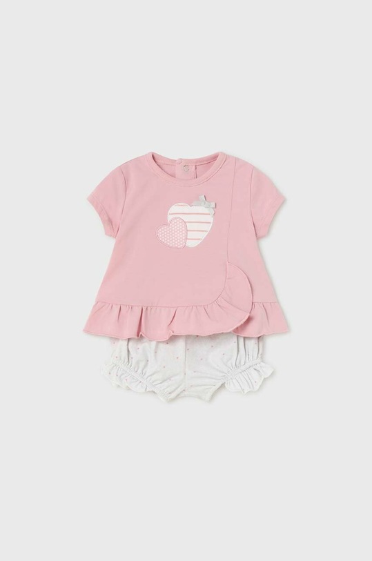 Komplet za bebe Mayoral Newborn 2-pack 1609.2D.NEWBORN roza SS23