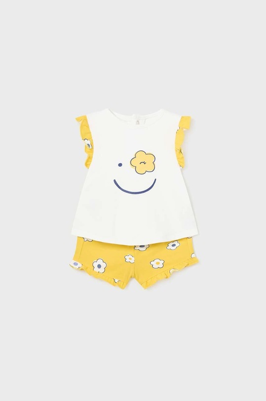Mayoral Newborn compleu bebe 2-pack 1610.2K.NEWBORN galben SS23