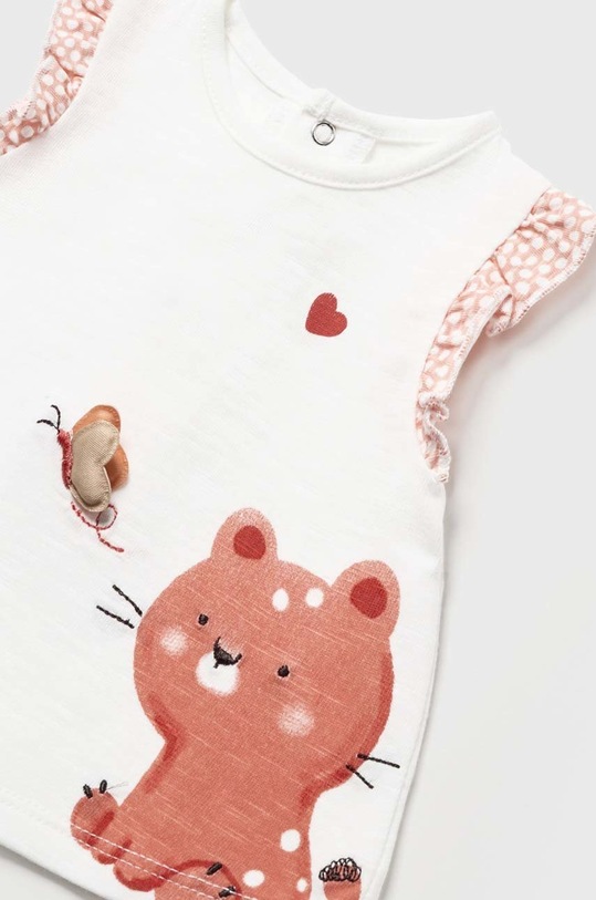 Mayoral Newborn komplet niemowlęcy 2-pack 1610.2K.NEWBORN pomarańczowy