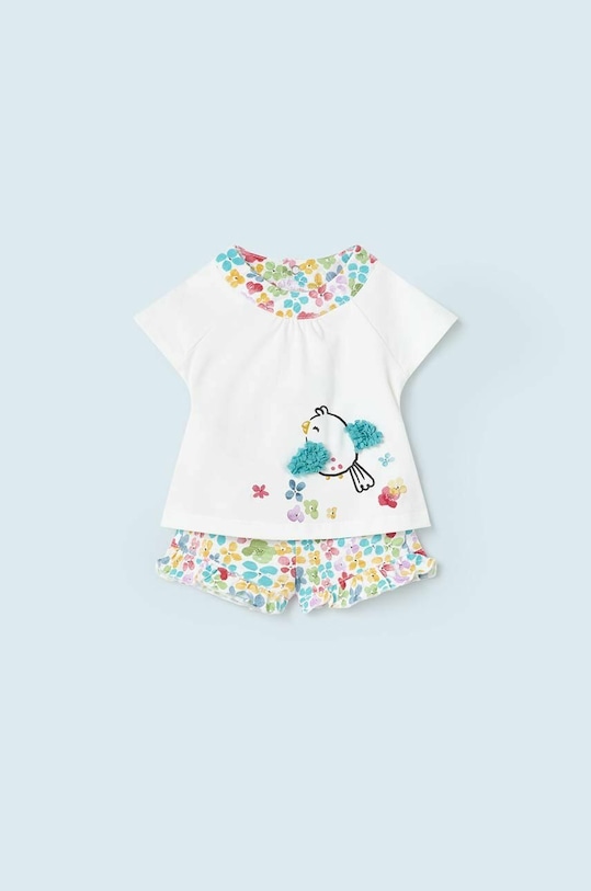 Komplet za bebe Mayoral Newborn 2-pack 1695.2S.NEWBORN tirkizna SS23