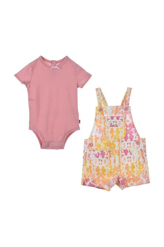 Komplet za dojenčka Levi's Vzorčasti roza 1EH065