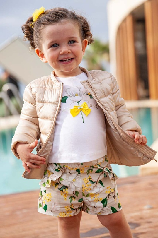 Mayoral compleu bebe 1282.4C.BABY bej SS23