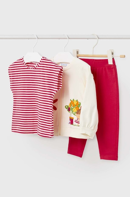 Mayoral komplet niemowlęcy wzorzyste różowy 1897.4G.BABY