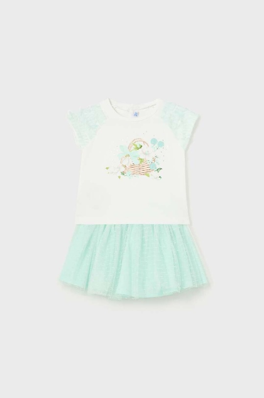 Комплект за бебета Mayoral щампа тюркоазен 1978.4C.BABY