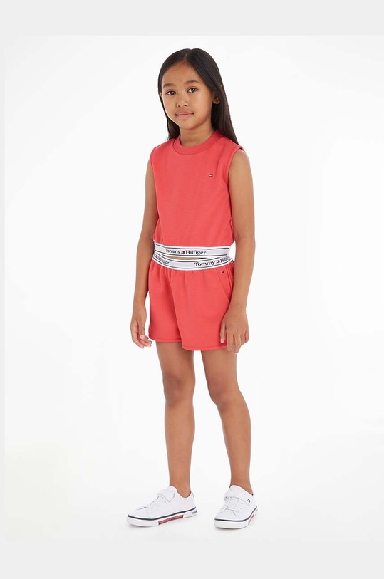 Dječji komplet Tommy Hilfiger pletivo narančasta KG0KG07201.PPYX