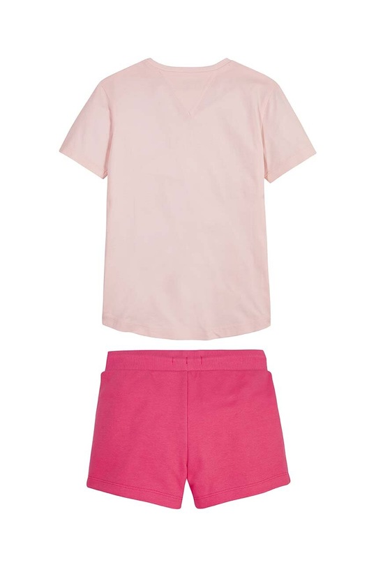 Dziewczynka Tommy Hilfiger komplet dziecięcy KG0KG07281.PPYX pomarańczowy