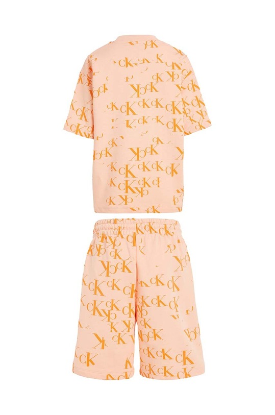 Calvin Klein Jeans komplet dziecięcy IU0IU00402.PPYX pomarańczowy SS23