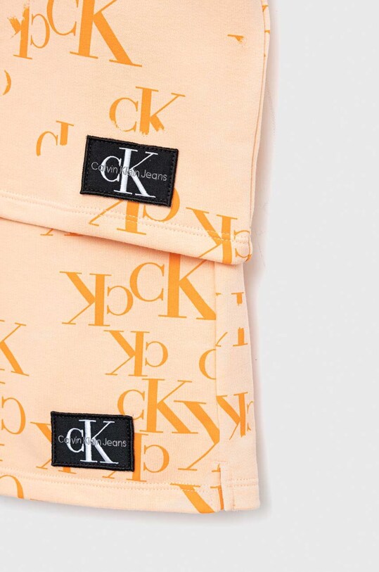 Calvin Klein Jeans komplet dziecięcy pomarańczowy IU0IU00402.PPYX