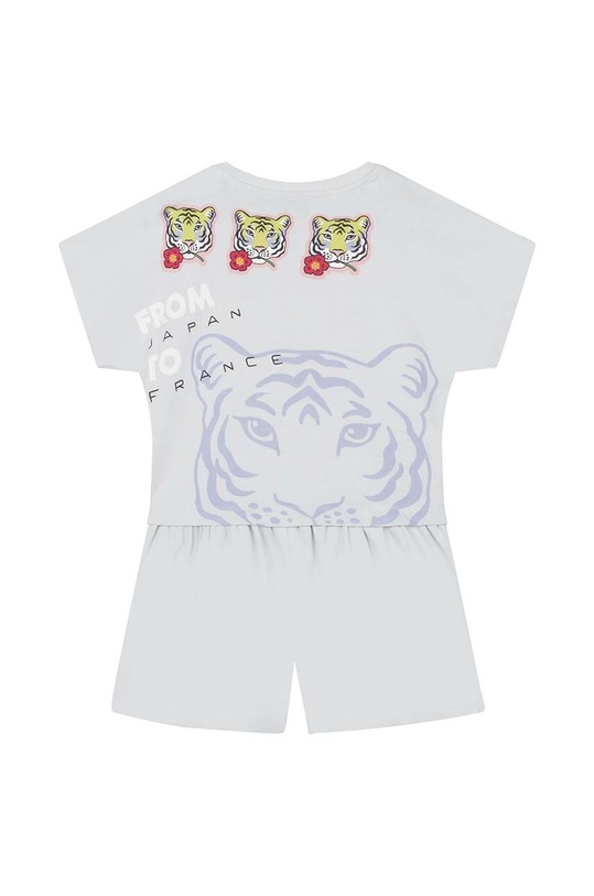 DÍVKA Dětský bavlněný overal Kenzo Kids K14250 modrá