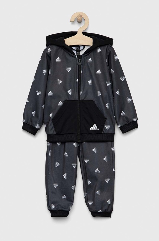 adidas dres dziecięcy I BLUV SHINY dzianina szary HR5871