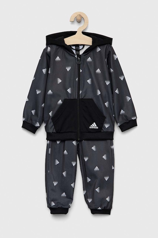 adidas dres dziecięcy I BLUV SHINY dzianina szary HR5871