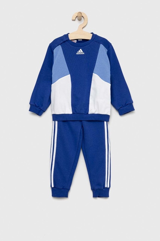 adidas komplet dziecięcy I 3S CB FT JOG dzianina niebieski HR5877