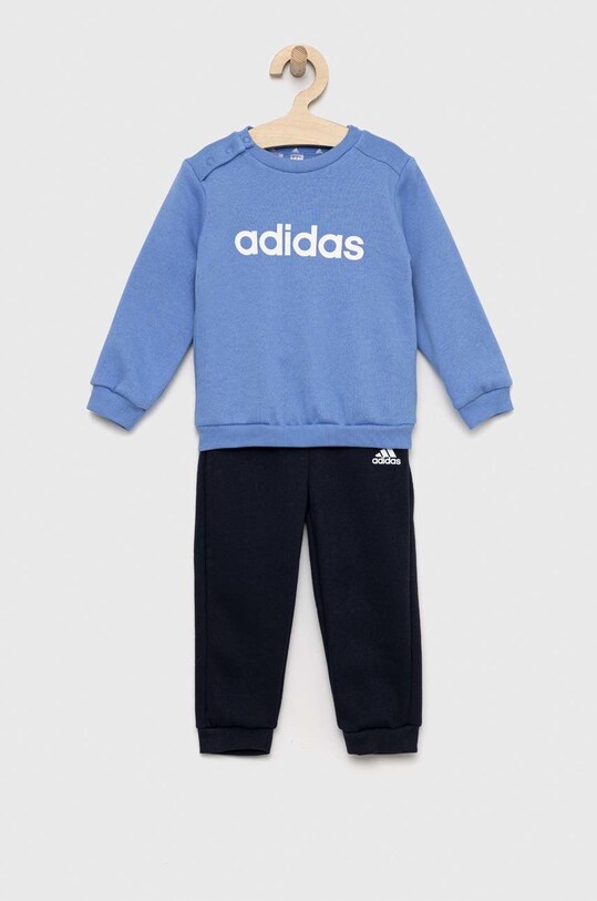 adidas dres dziecięcy I LIN FL dzianina niebieski HR5880