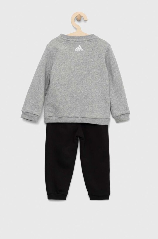 Detská tepláková súprava adidas I LIN FL HR5882 sivá SS23