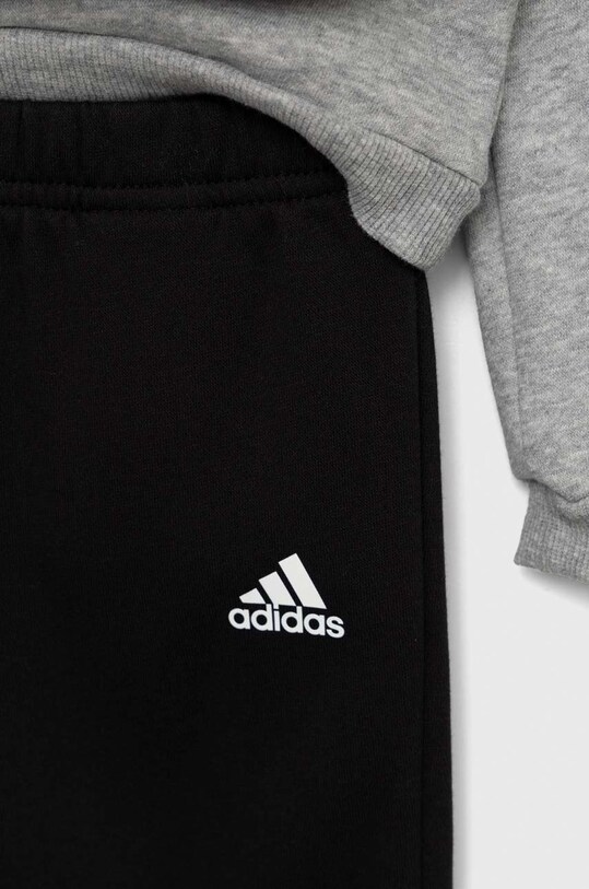 Detská tepláková súprava adidas I LIN FL sivá HR5882